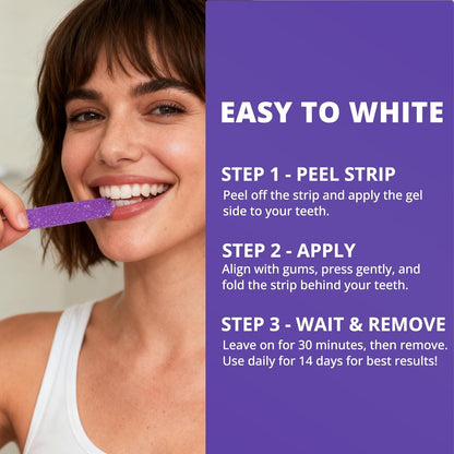 NOVA Purple Teeth Whitening Strips