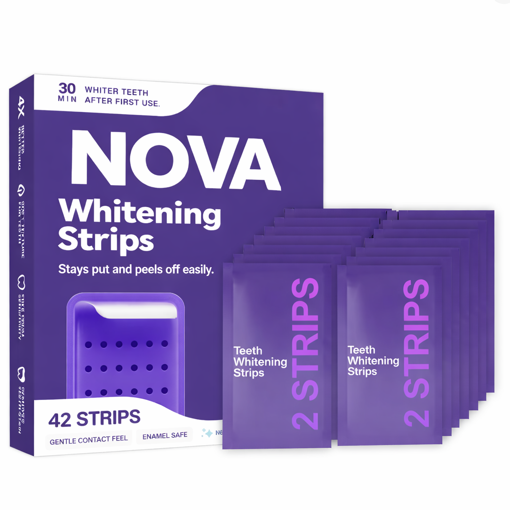 NOVA Purple Teeth Whitening Strips