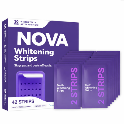 NOVA Purple Teeth Whitening Strips